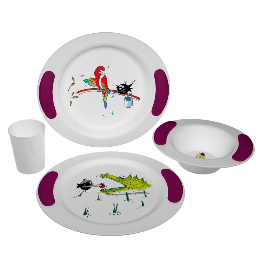 Geschirr ORNAMIN Kinderteller | Ornamin Kinder-Geschirr Set