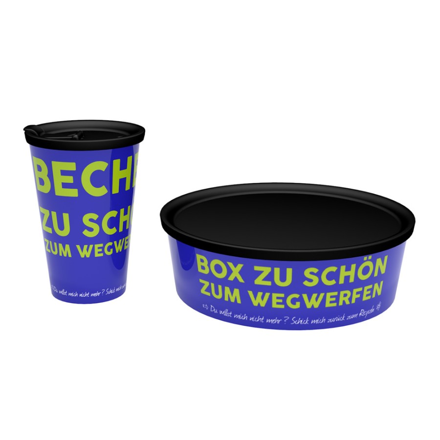 To Go ORNAMIN | Ornamin 2Go-Set Mit Recycling-Statement Und Deckel