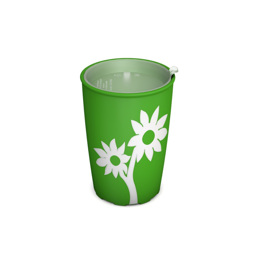 Ess & Trinkhilfen ORNAMIN Becher Mit Trinkaufsatz | Ornamin Becher Mit Antirutsch-Blume Mit Unauffalligem Trinkdeckel