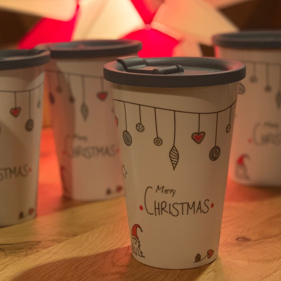 To Go ORNAMIN | Ornamin Weihnachtsedition Coffee To Go Becher Mit Deckel